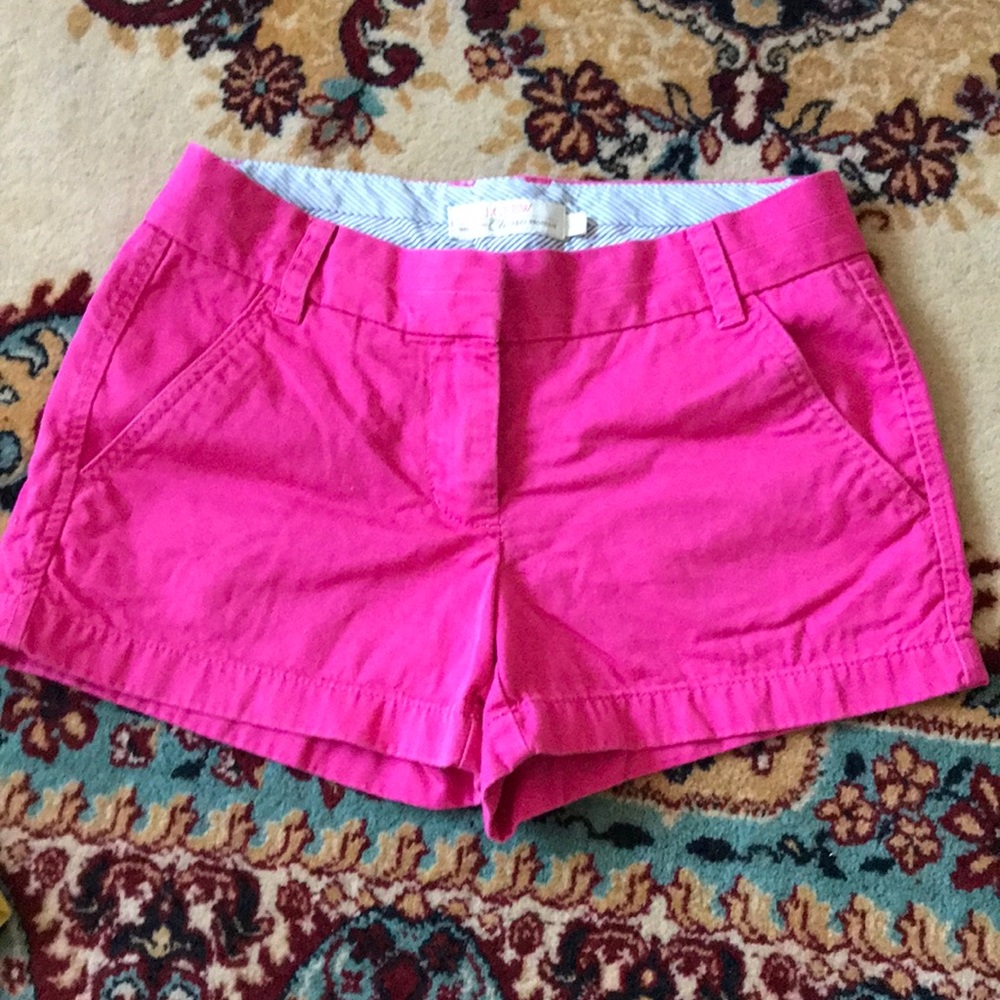 J crew 100% cotton chino shorts